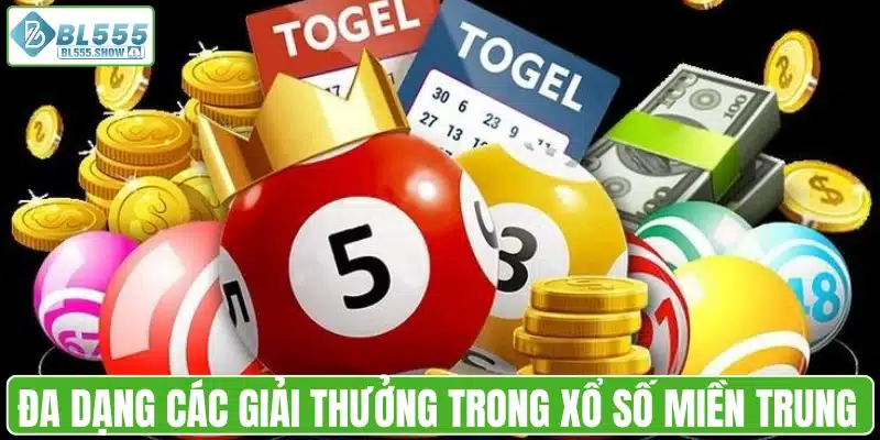 Đa dạng các giải thưởng trong xổ số miền Trung